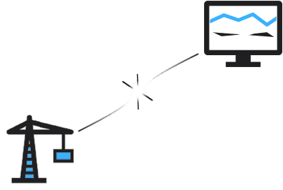 An industrial machine not connected to a dashboard