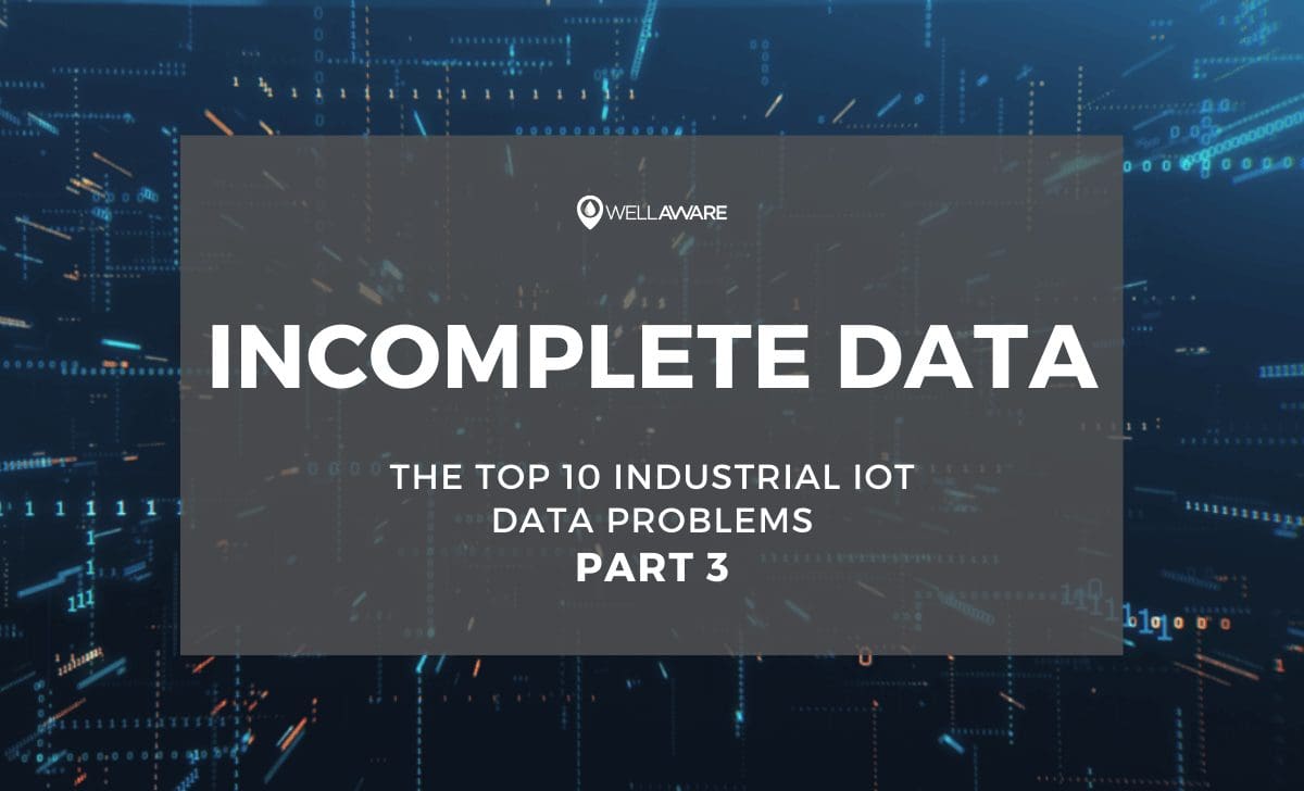 Data from SCADA systems is incomplete