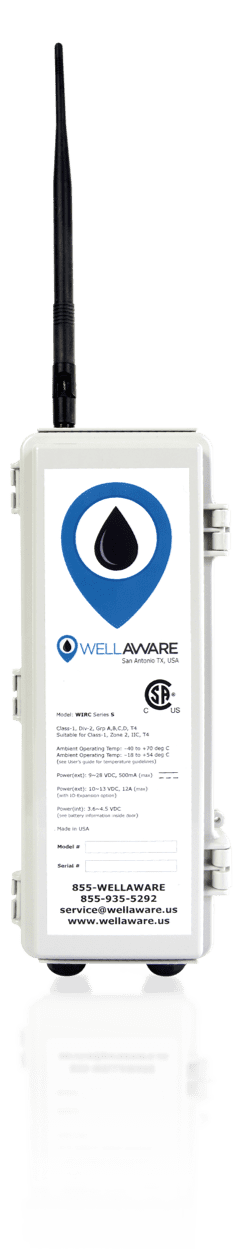 wellaware connect industrial sensor transmitter 4g lte modem wireless bluetooth gateway class i div ii ip65 weatherproof